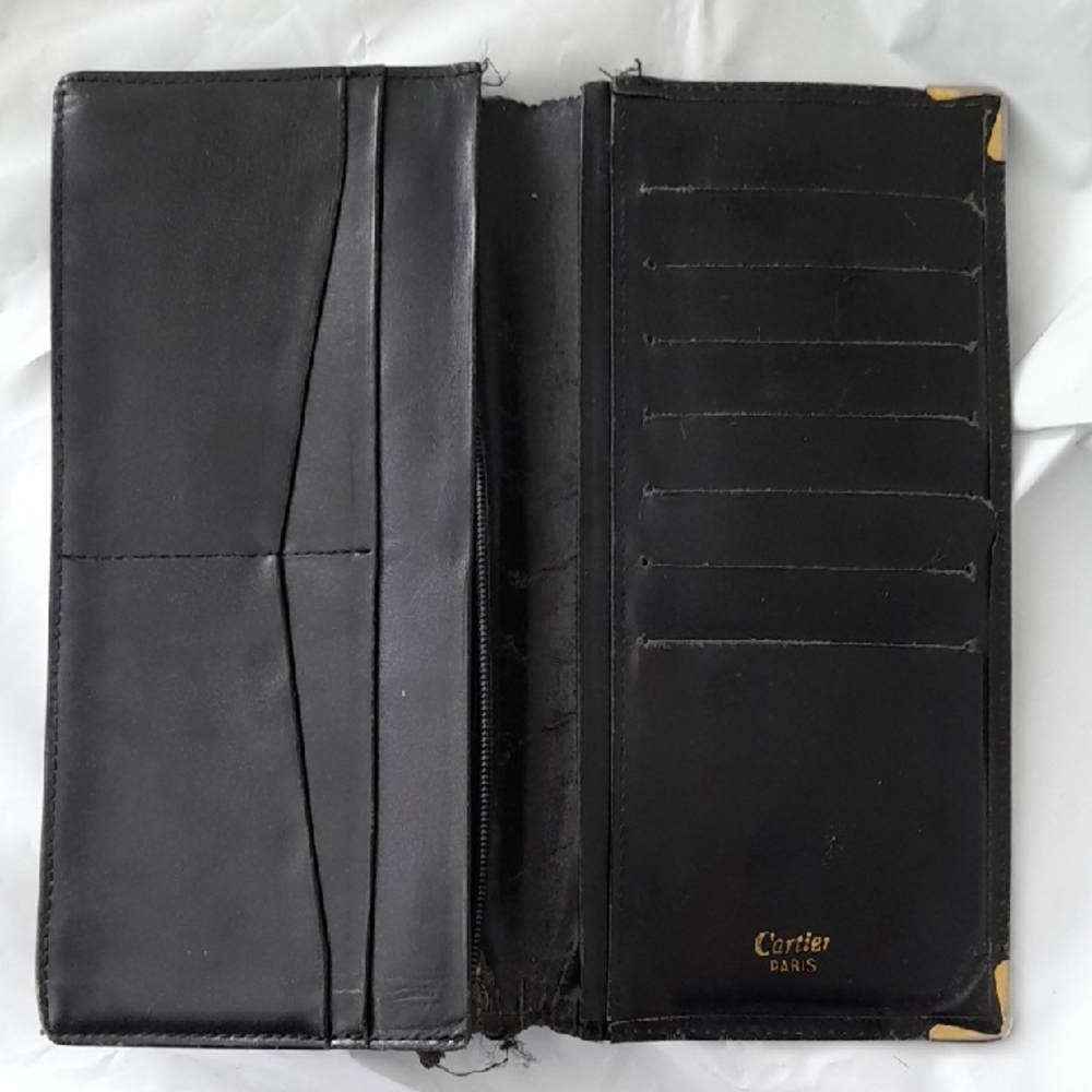 Cartier Black Leather Card Holder